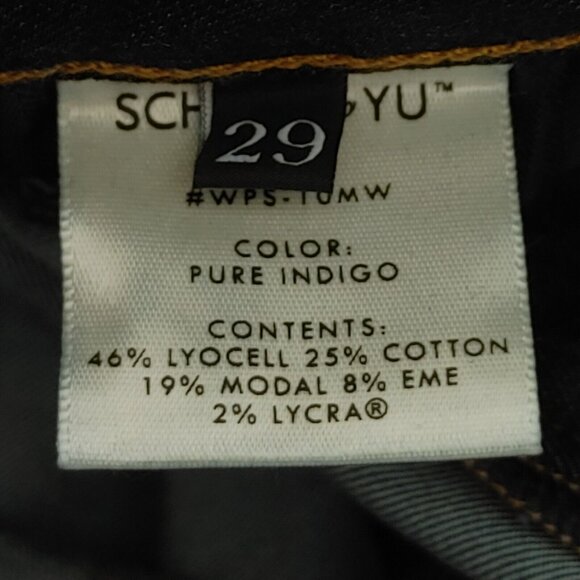 Schoen by Yu Flare Jeans The Bombshell Indigo Blue Women's Sz 29 (34 Ins… - Picture 12 of 13